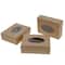 12 Packs: 20 ct. (240 total) 4" x 3" Square Kraft Paper Soap Boxes with Window by Make Market®